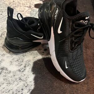 Nike Air Max 270 Black and White Athletic Shoes